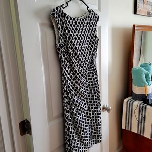 RALPH LAUREN WOMENS RUCHED SLEEVELESS DRESS